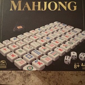 Mahjong Set - White with Multicolor Tiles